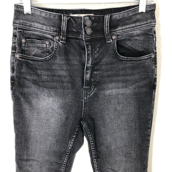 NWOT Free People Wild Child Skinny Jeans Black 28 - Picture 5 of 10
